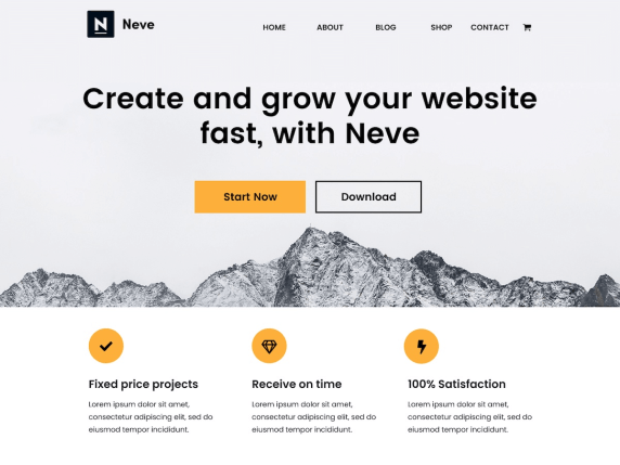 구글 SEO에 잘 맞는 워드프레스 테마 5가지 Neve