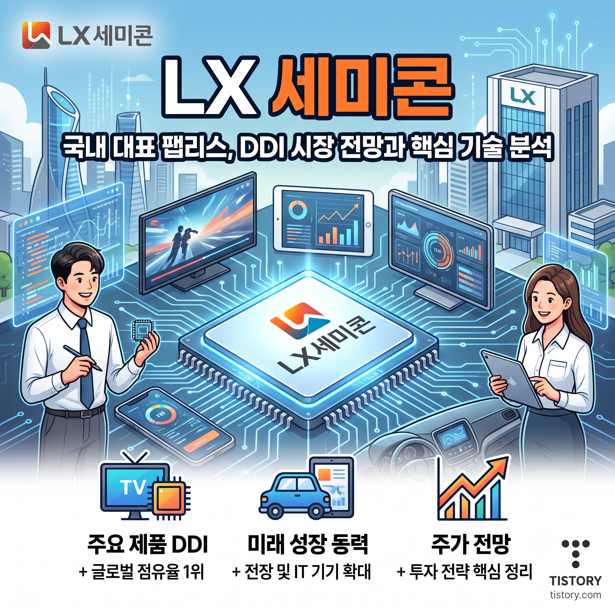 LX 세미콘 주가 전망과 DDI 시장의 핵심 변화 완벽 정리