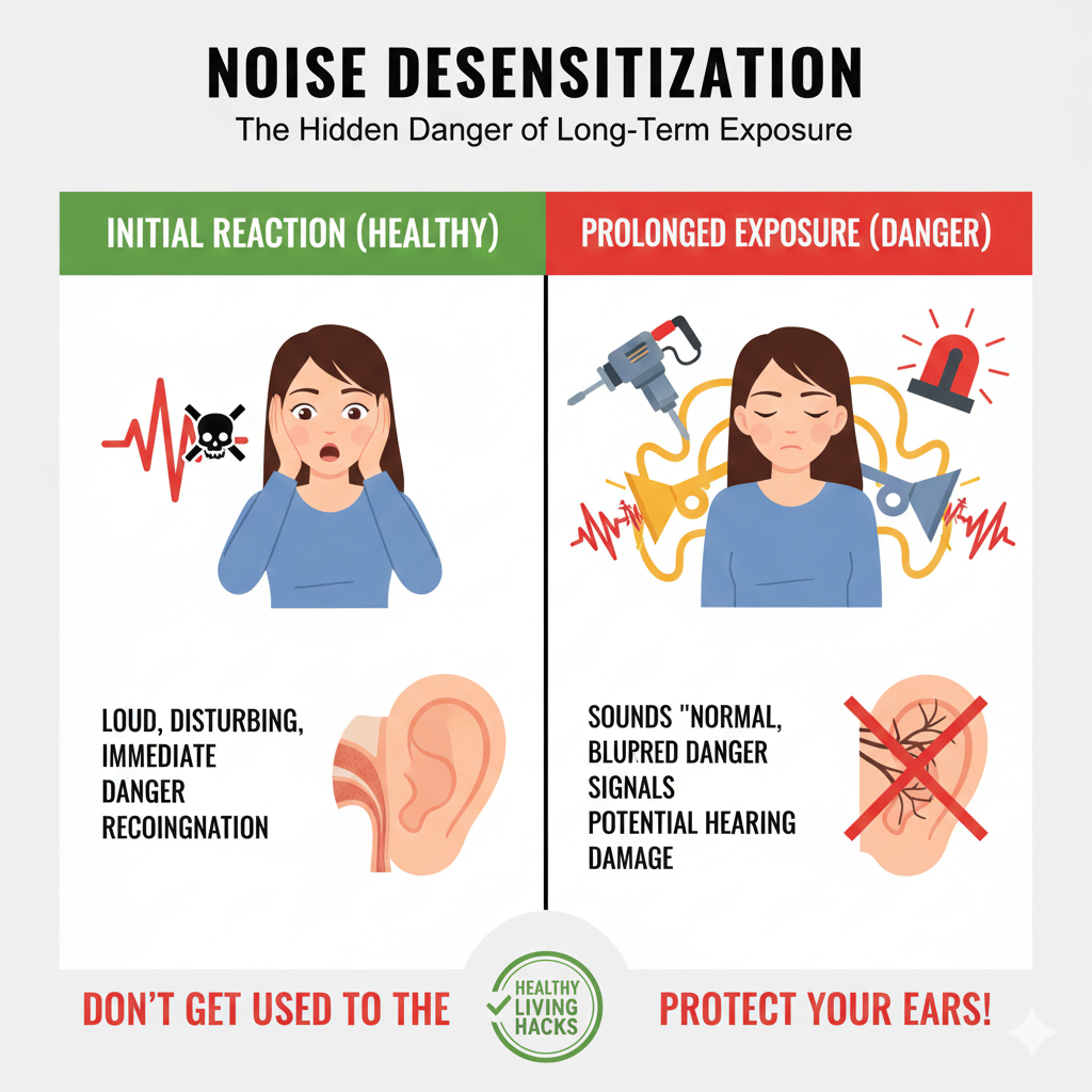 장시간 노출 시 감각 무뎌짐