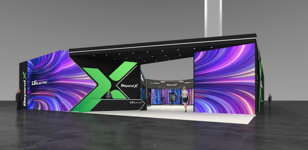 LS일렉트릭 전시 부스 조감도