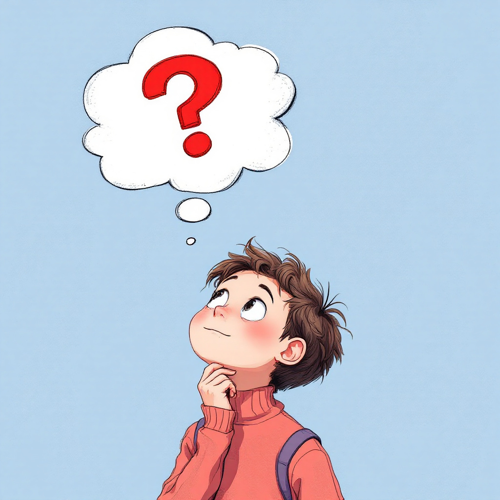 궁금증 있는 소년