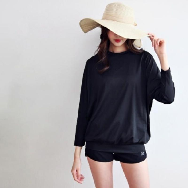 로이몬스터 상하의 4종 세트 체형커버 가오리래쉬가드 루즈핏