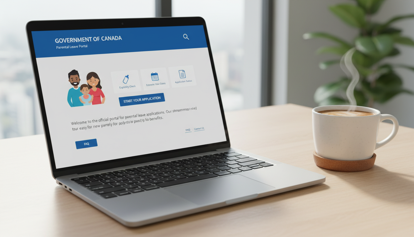 고용노동부 포털을 통한 온라인 육아휴직 급여 간편 신청 화면 안내