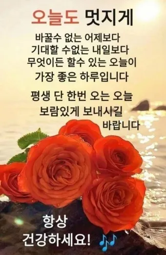아침 인사로 좋은 글 이쁜글 기분좋은 인사말_3