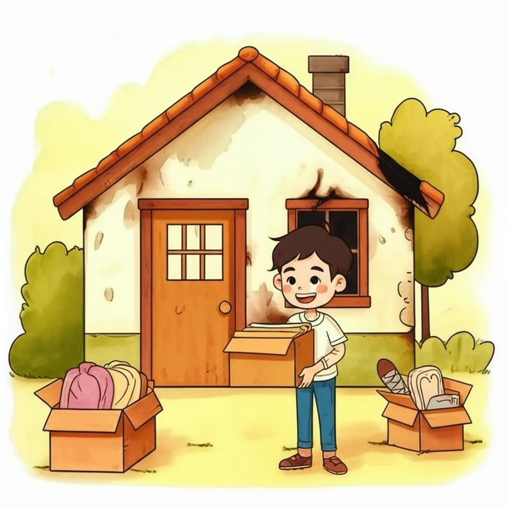 집에 불나는 꿈 해몽: 불길의 강도가