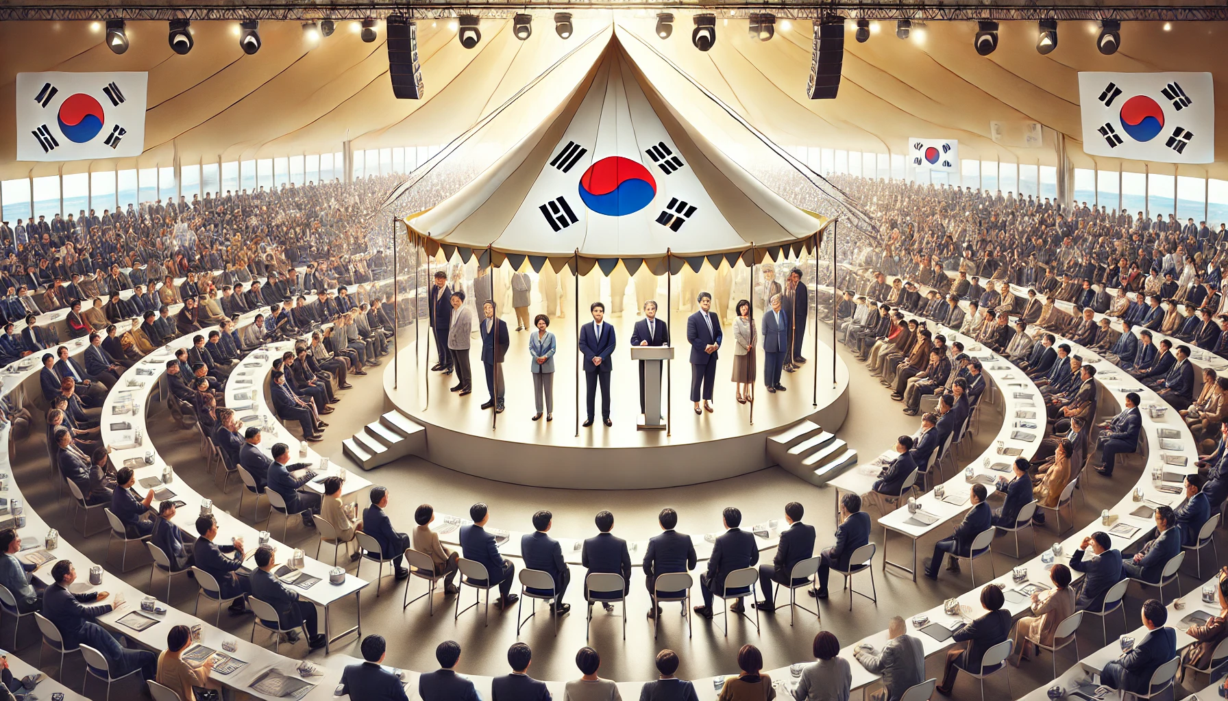 대선을 앞둔 '빅텐트(Big Tent)' 전략 관련 사진