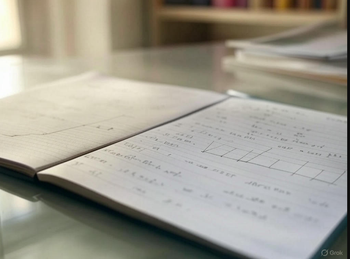 수학 노트 공부 이미지