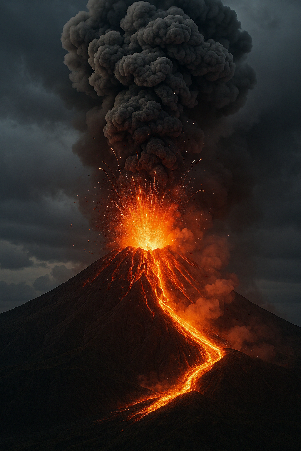 화산 폭발 지역에서 대피 전략