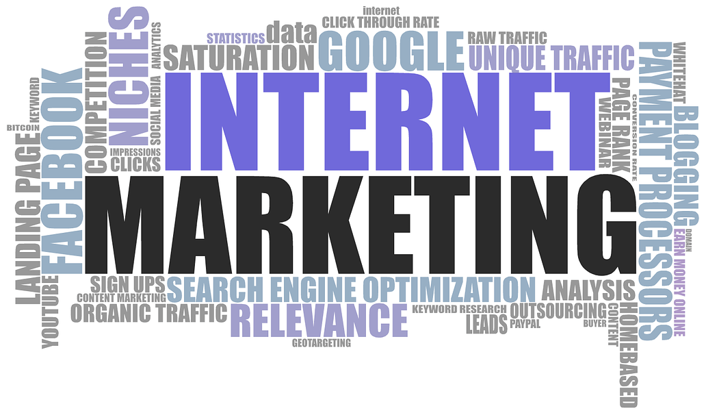 인터넷 마케팅 타이포그래픽