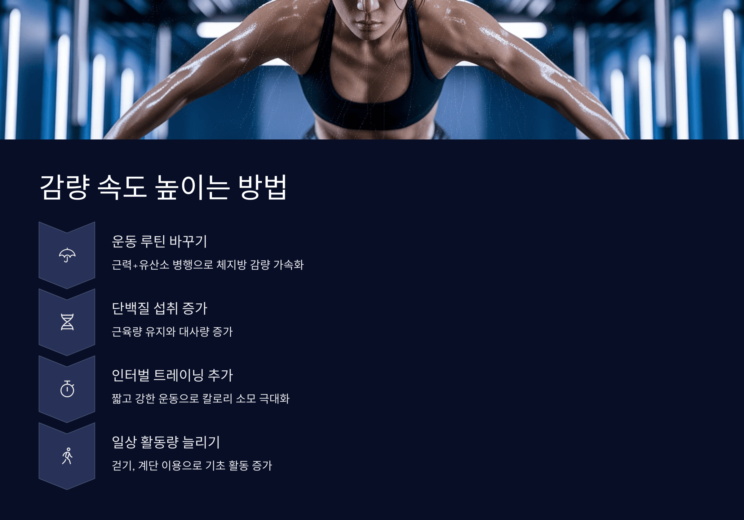 다시 감량 속도 올리기