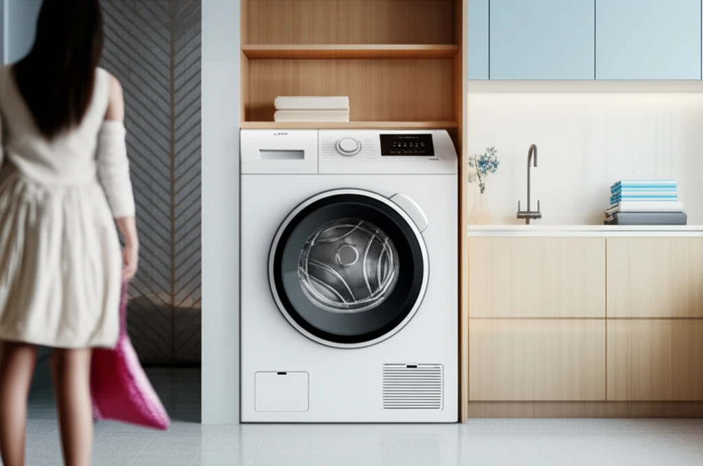 공간 절약과 편리함: 삼성 콤보세탁기..