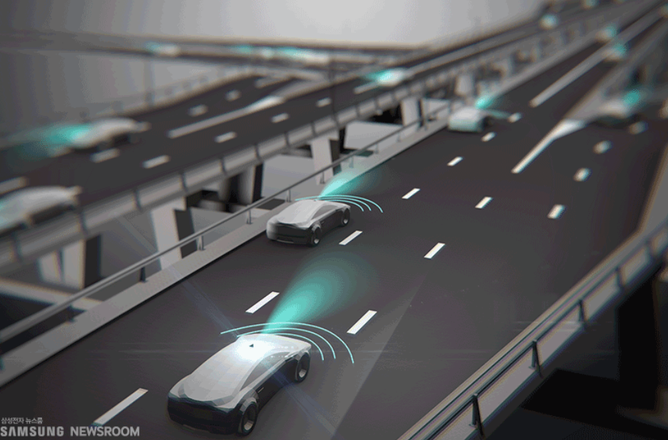 자율주행 전기차 (출처 : 삼성전자 뉴스룸)