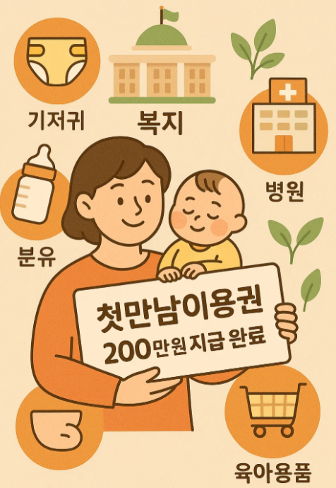 첫만남이용권 신청부터 사용처까지