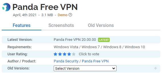 Panda Free VPN 무료 다운로드
