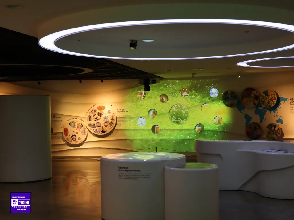 서울식물원 온실 스카이워크에서 내려다본 전경