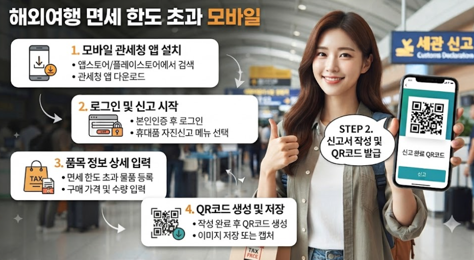해외여행 면세 한도 초과