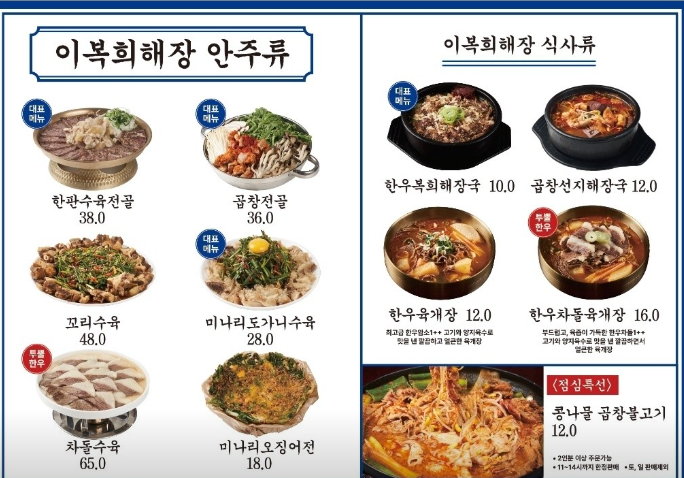 생생정보 미나리도가니수육 미나리오징어전 강남 선릉역 이복희해장 정보 