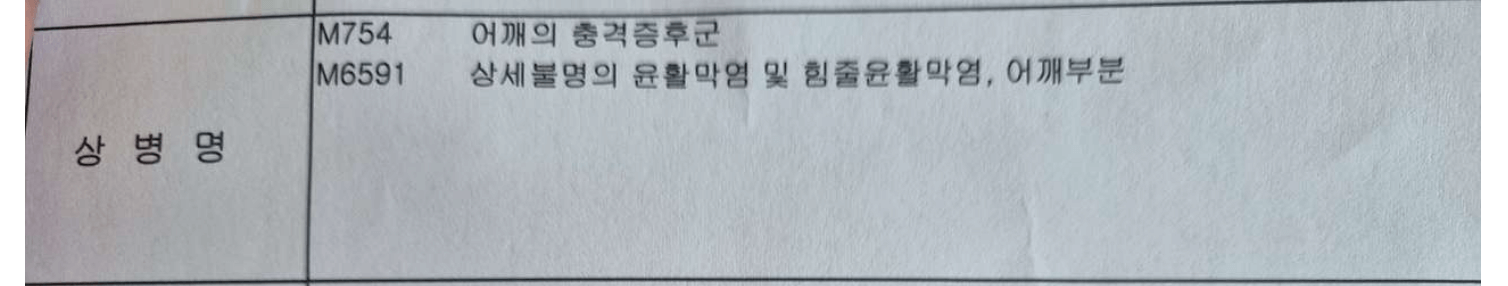 어깨충돌증후군