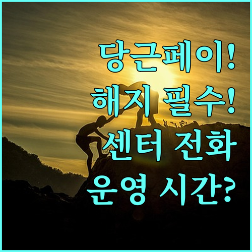 당근페이 고객센터 전화번호 및 운영 ..
