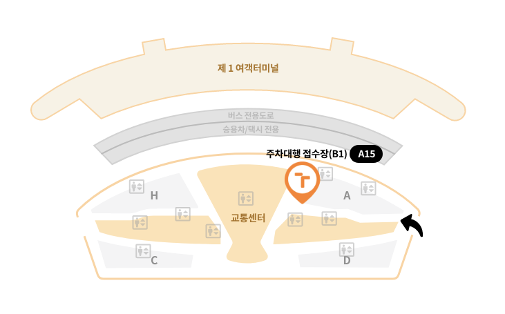 제 1여객터미널 공식 주차대행