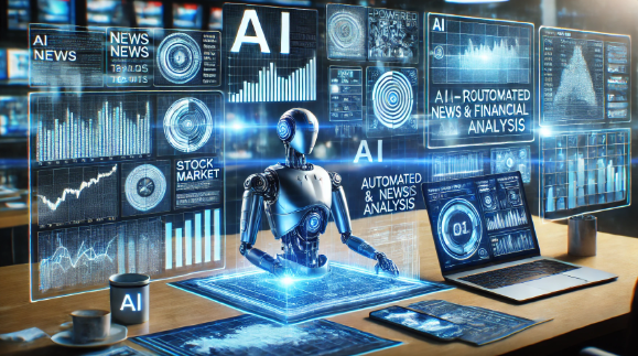 AI 뉴스 금융 분석 관련 사진