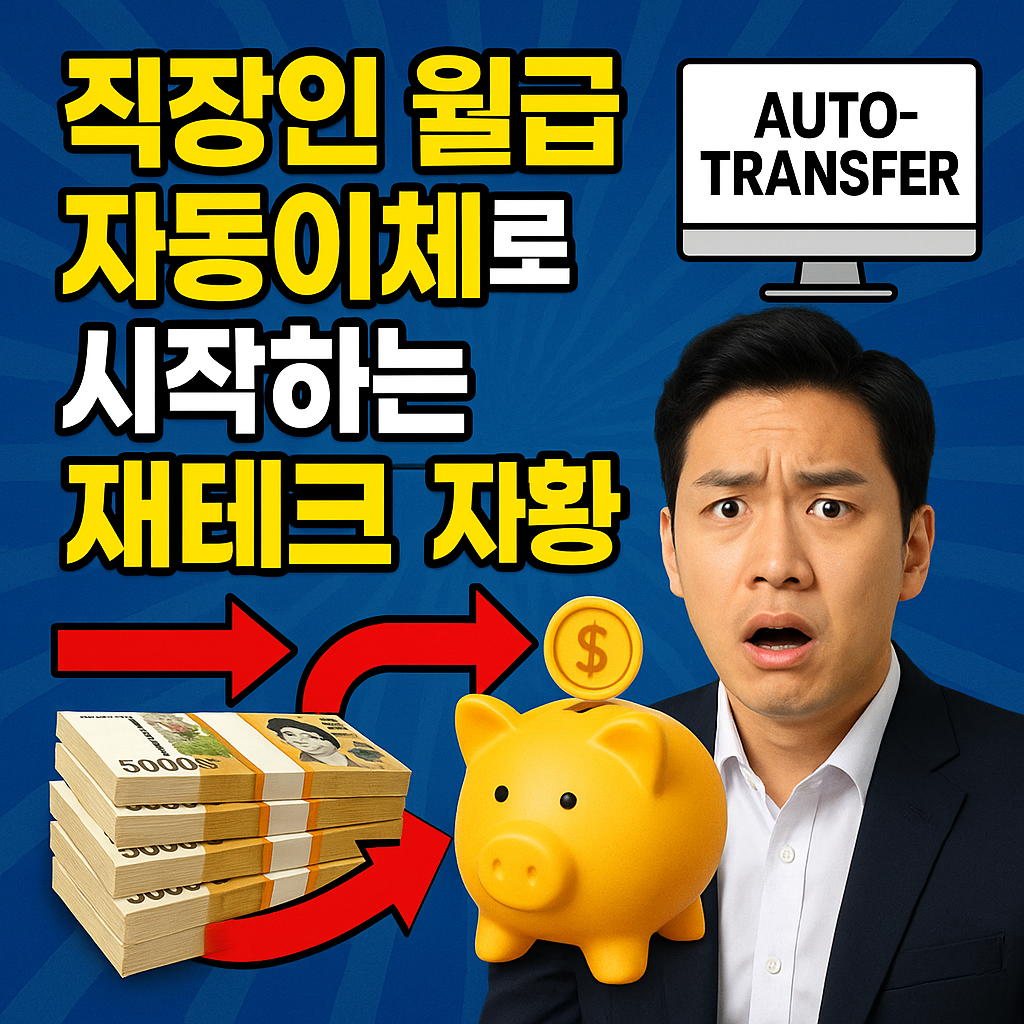 직장인 월급 자동이체로 시작하는 재테크 자동화