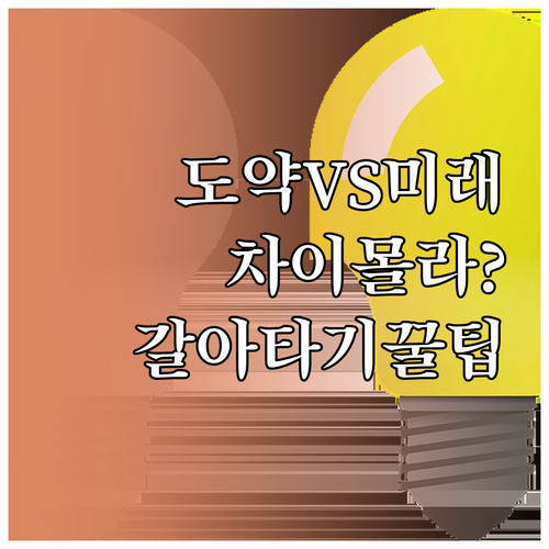 청년도약계좌와 청년미래적금 차이 갈아..