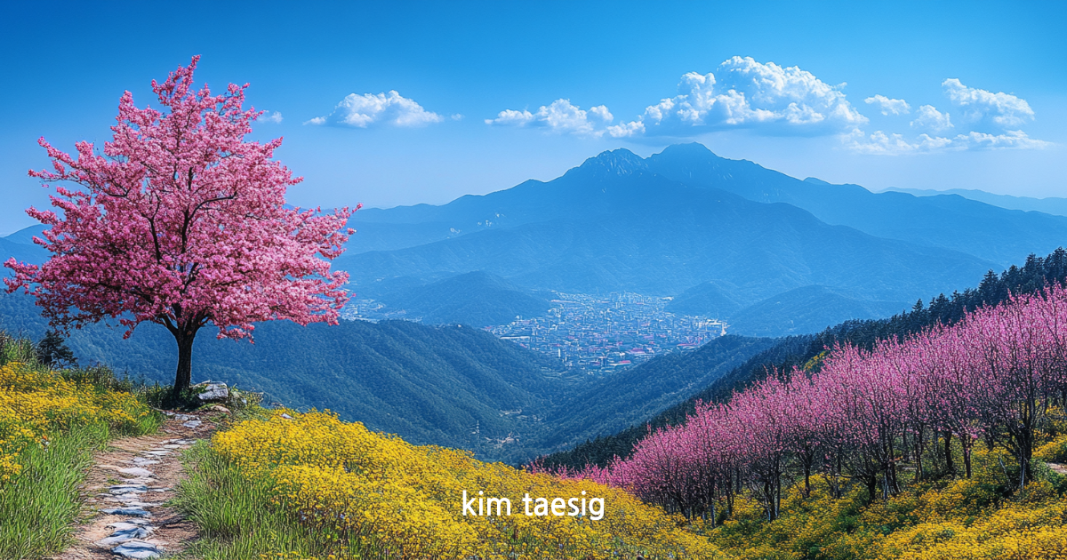 북한산의 사계절