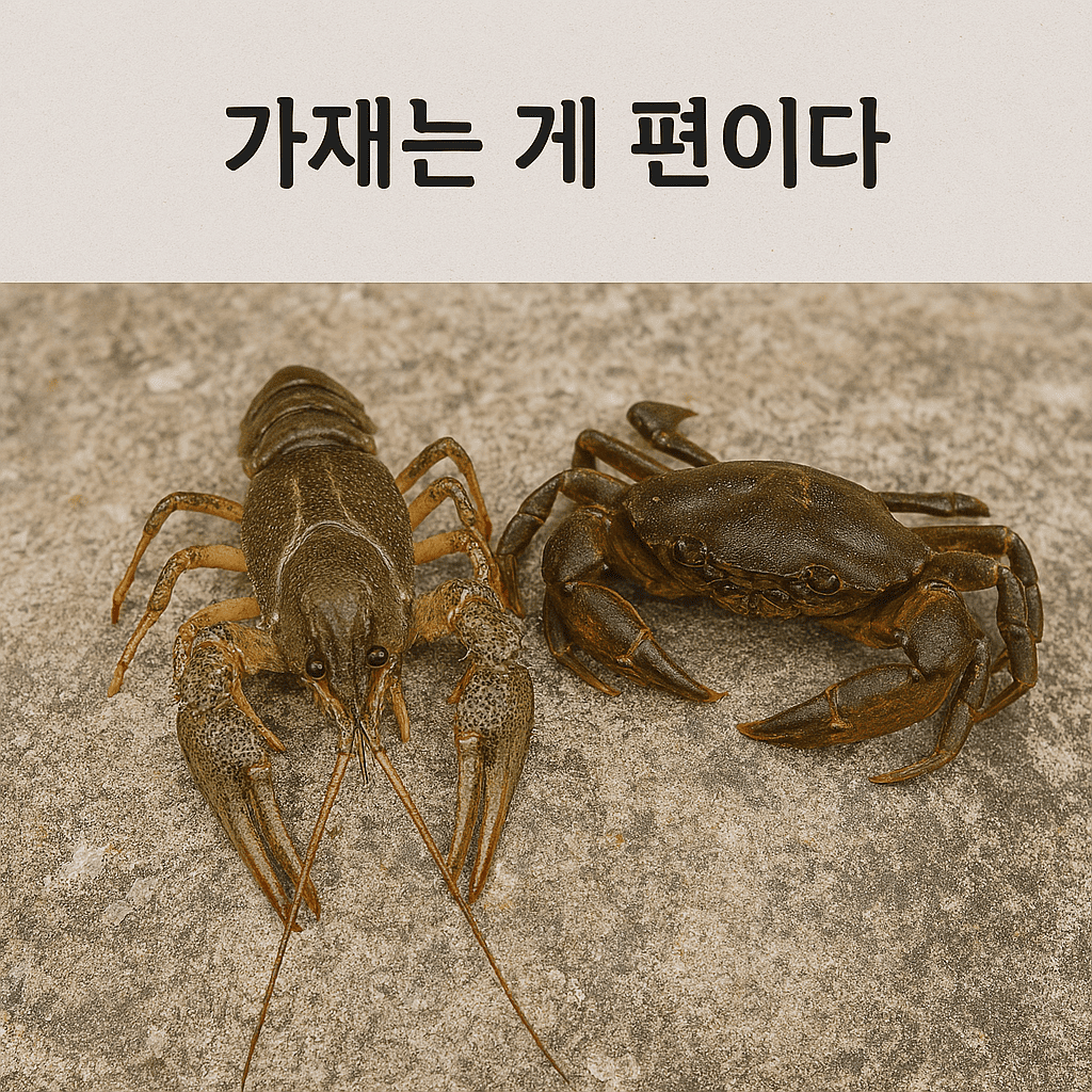 가재는 게 편이다