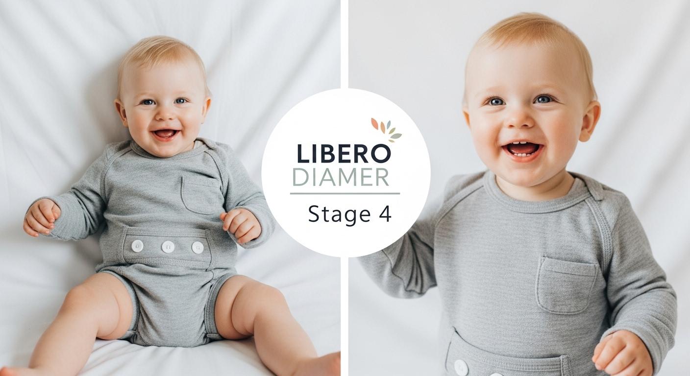 리베로 기저귀 4단계