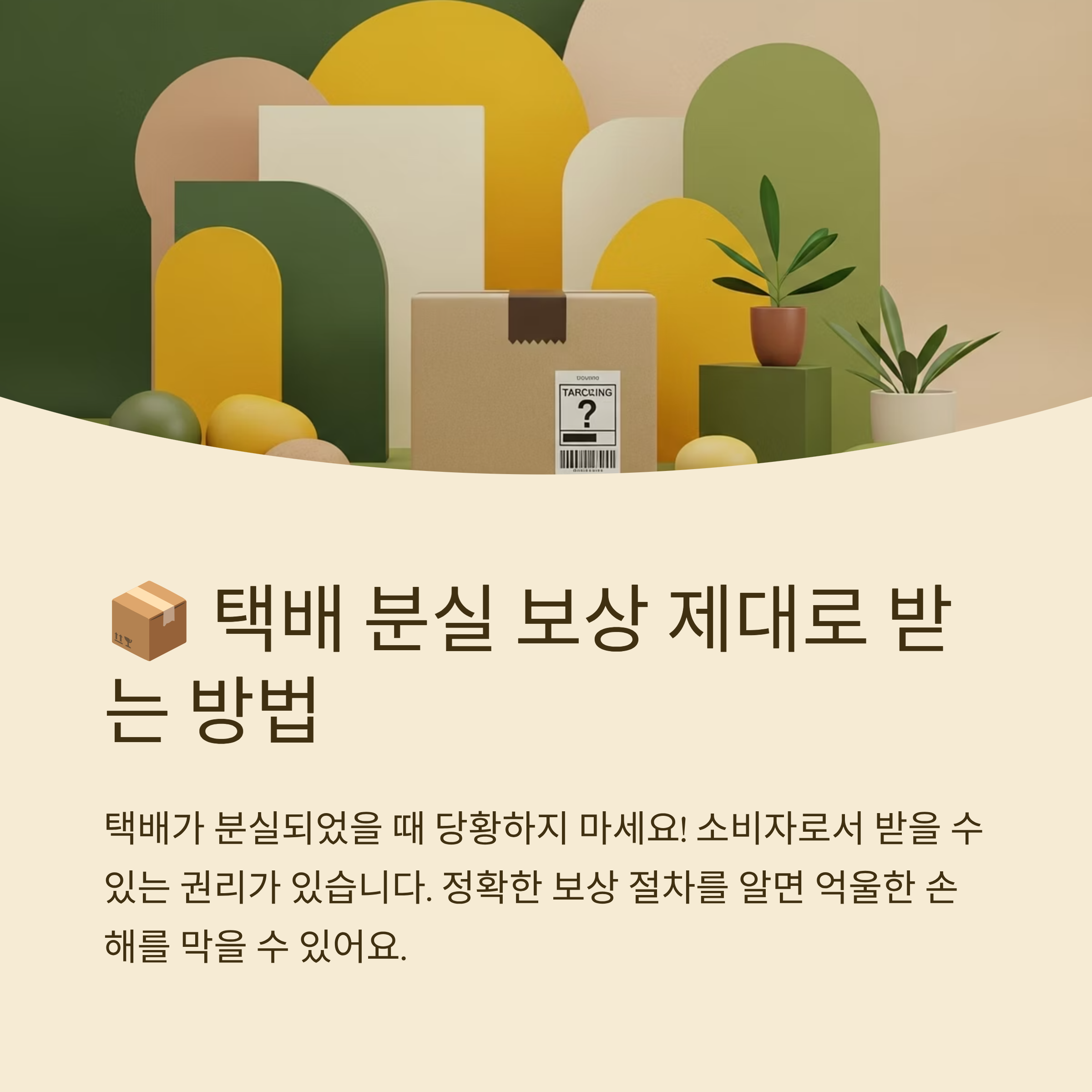 택배 분실 보상 제대로 받는 방법