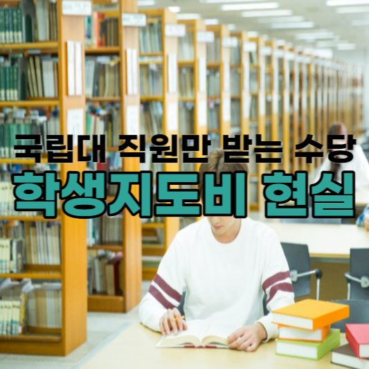 국립대 직원만 받는 수당, 학생지도비에 대한 대표 썸네일입니다.