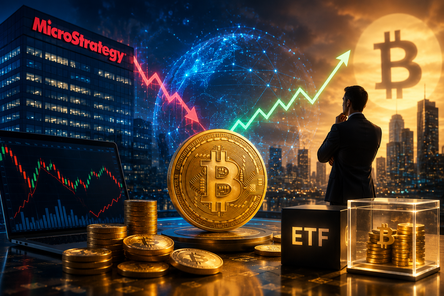 스트래티지 (mNAV, STRC, 비트코인 ETF)