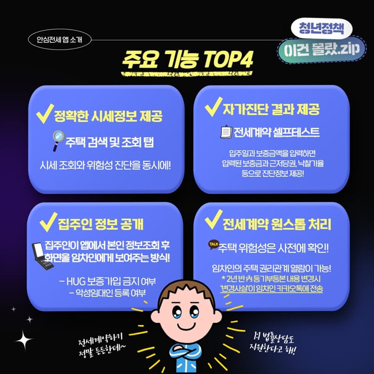 국토교통부 안심전세 앱(APP) 기능 소개