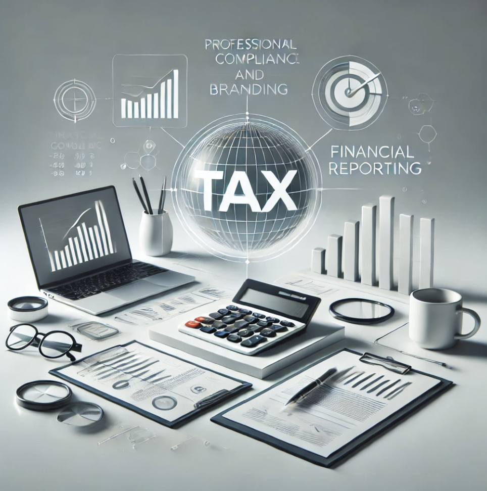 세금 관련 데이터를 분석하는 모습