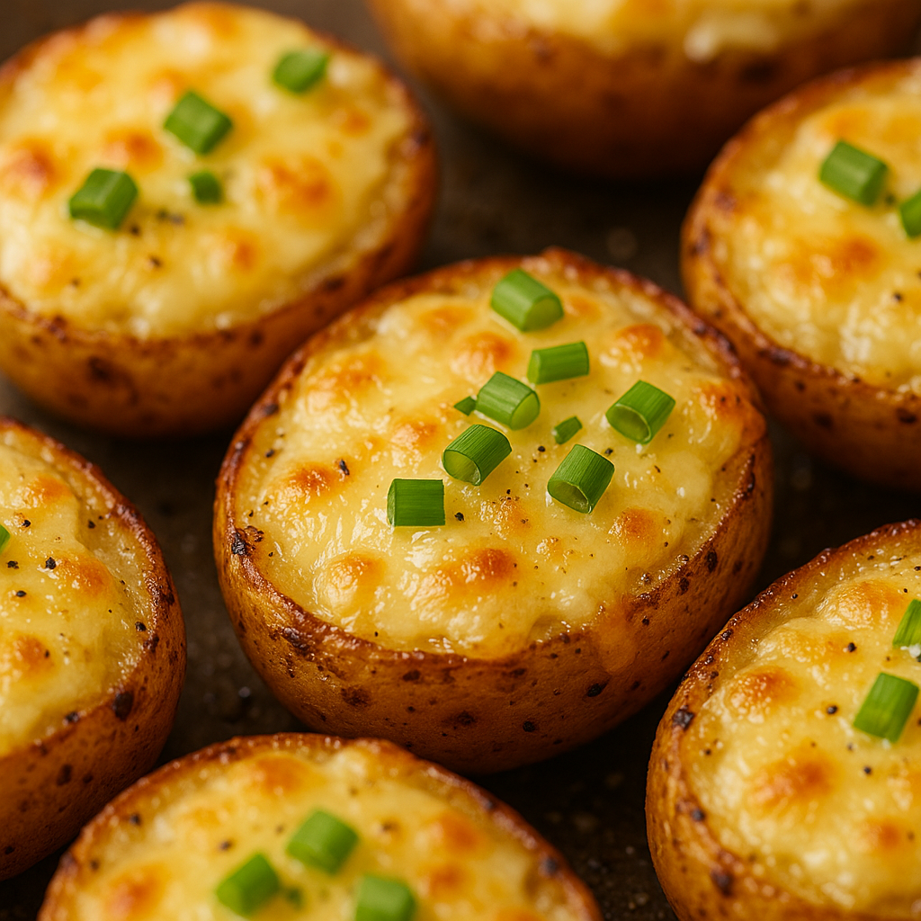 감자치즈구이 고화질 접사 이미지