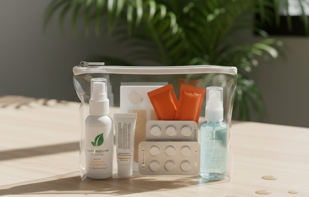 동남아 여행 준비물 총정리: 습하고 더운 날씨 대비 짐싸기 체크리스트(모기&middot;비&middot;배탈까지)