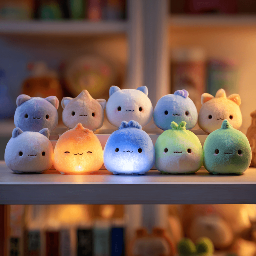 여러가지-색의-귀여운-인형들이-진열되어-있는-이미지