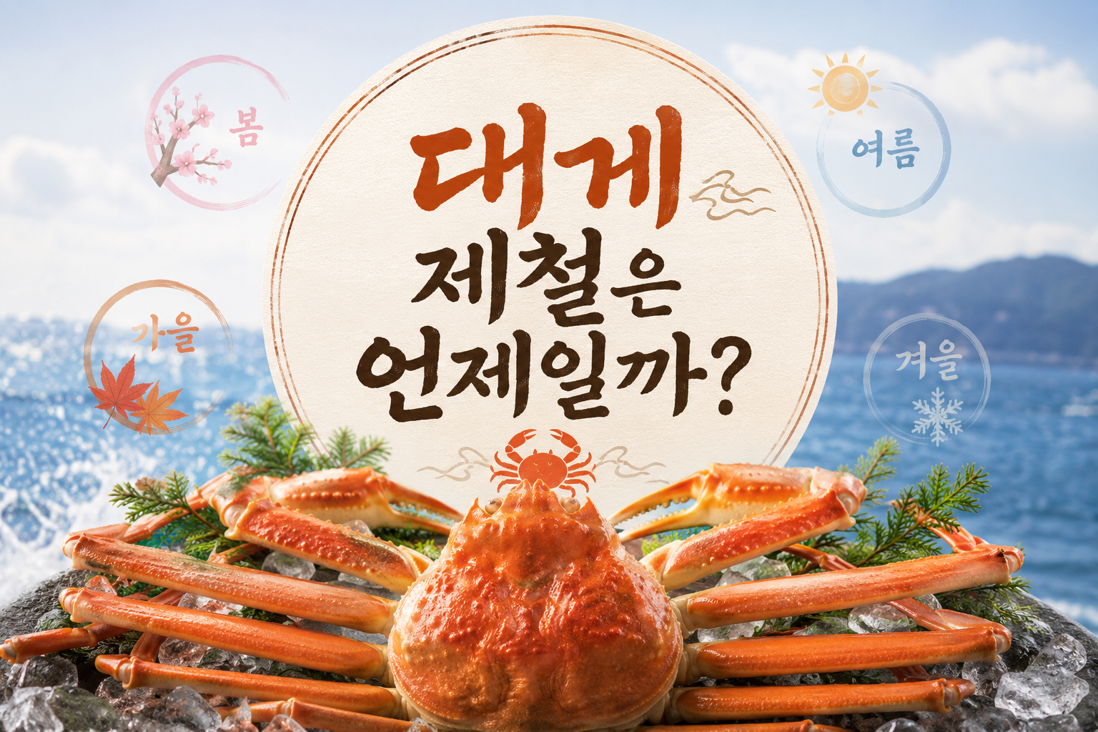 대게 철은 언제일까?