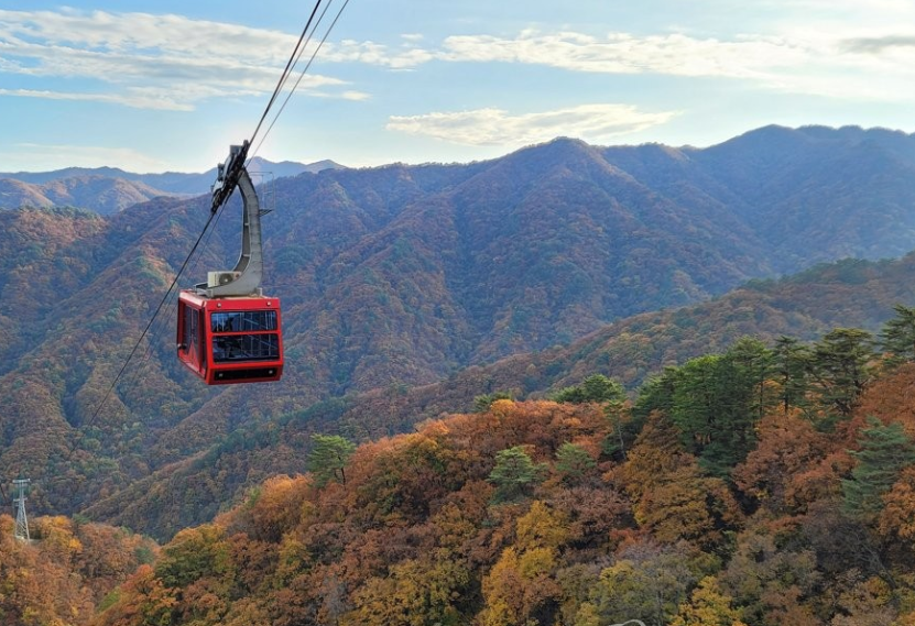 화천 백암산 단풍