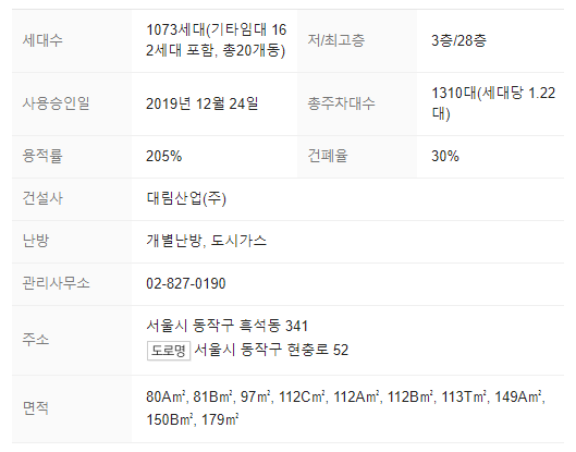 단지정보