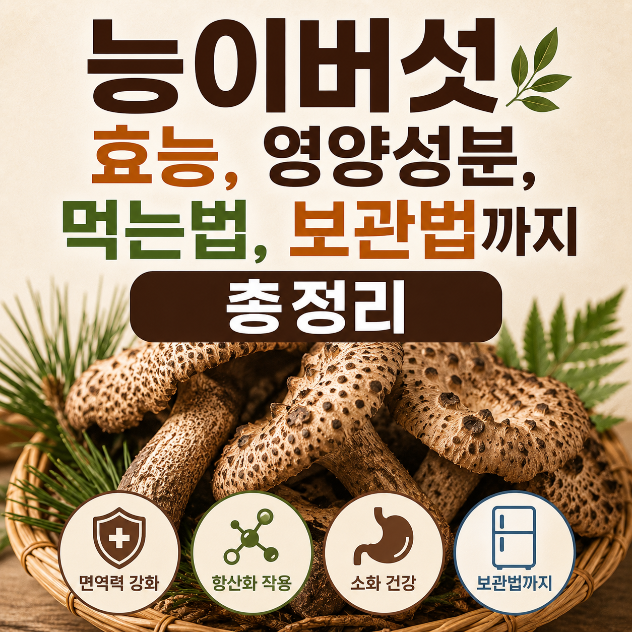 능이버섯 효능
