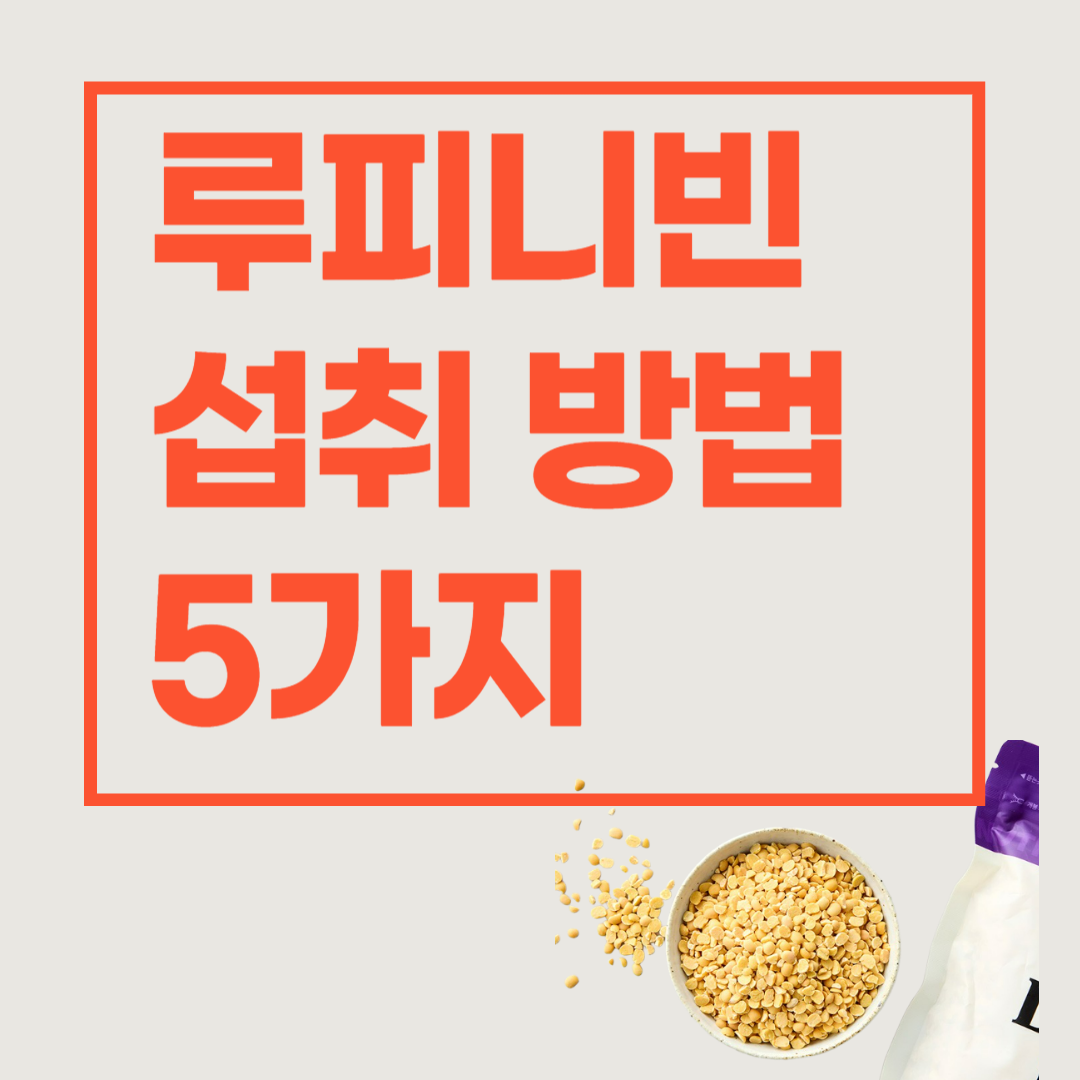 루피니빈 먹는법