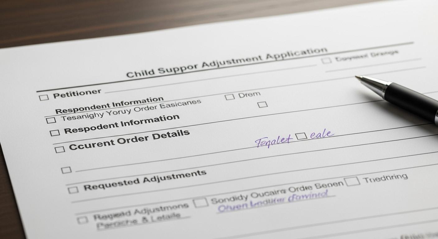 양육비 조정신청서