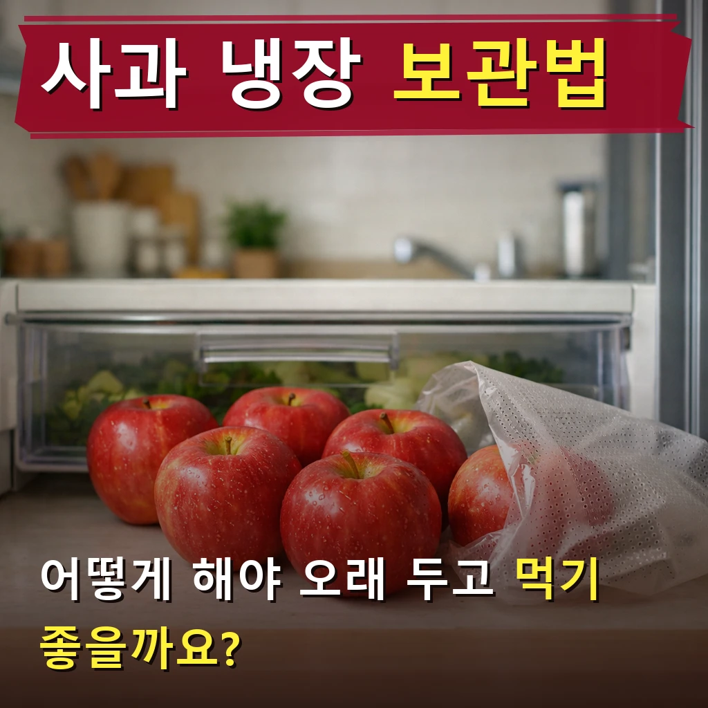 사과 냉장 보관법