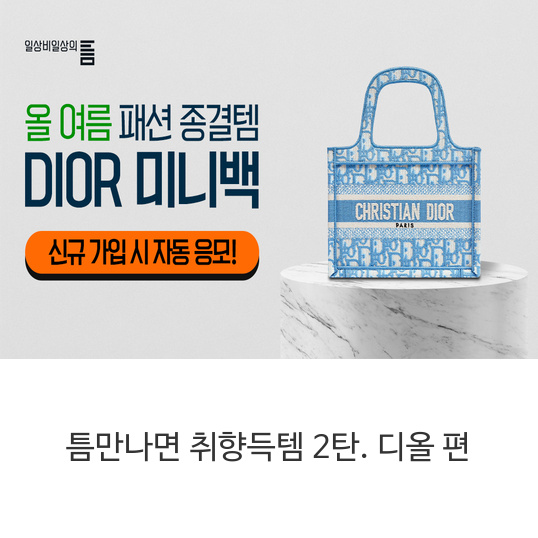 틈만나면-취향득템-2탄.-디올-편