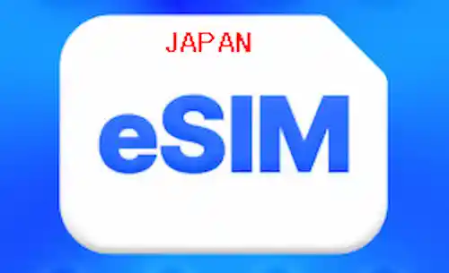 일본여행 준비물, e심 이미지