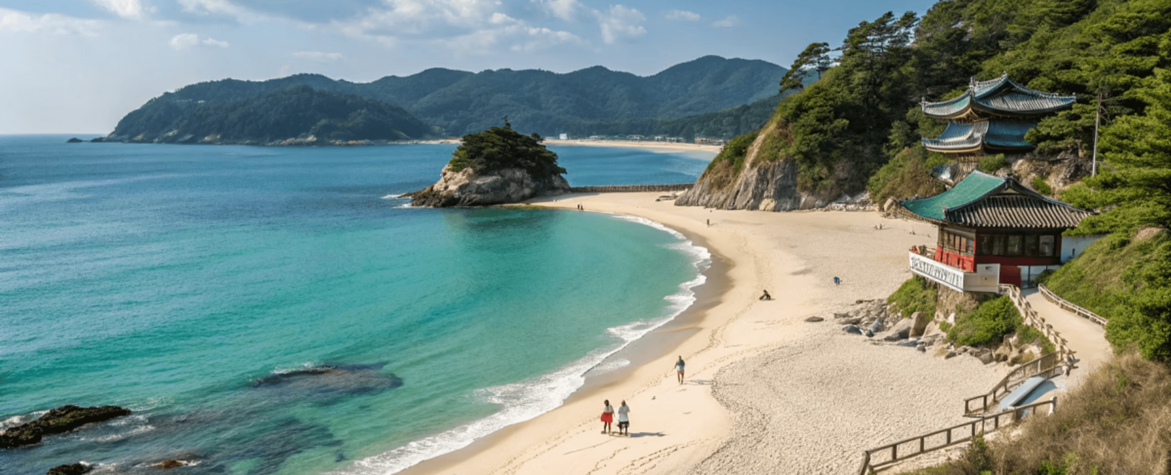 해수욕장 이미지