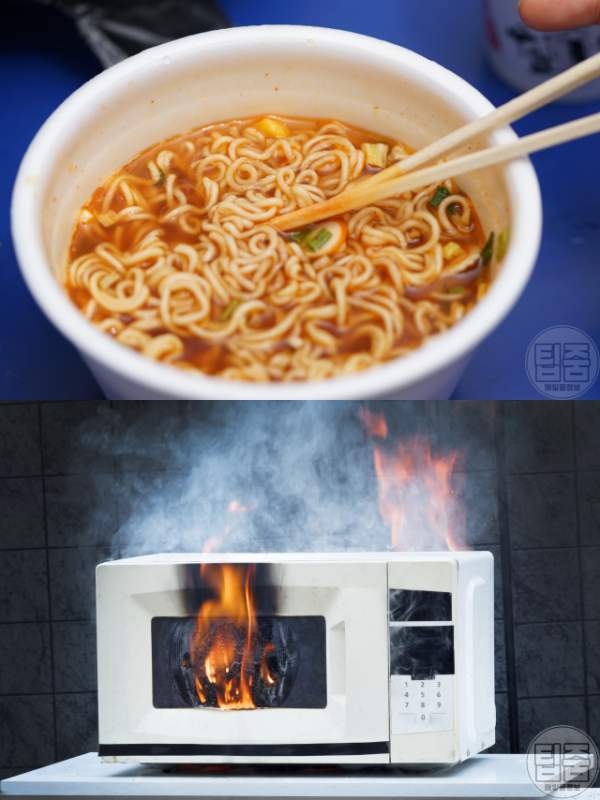 전자렌지 넣으면 안되는 것 은박지 컵라면,전자레인지 돌리면 안되는 음식