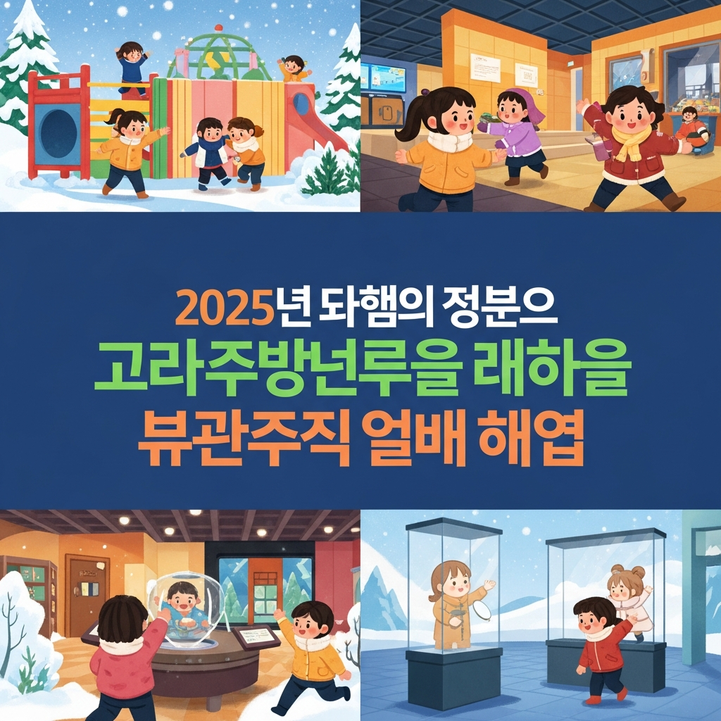 2025년 겨울 아이와 꼭 가야 할 실내